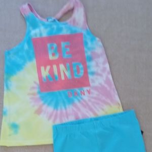 DKNY Tie-Dyed Shirt and Short Set- 5/6